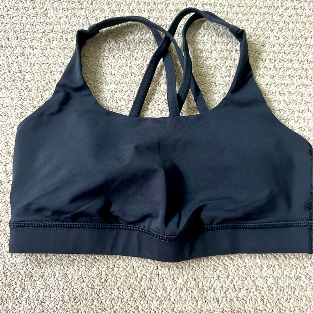 Lululemon Energy Bra Black size 6